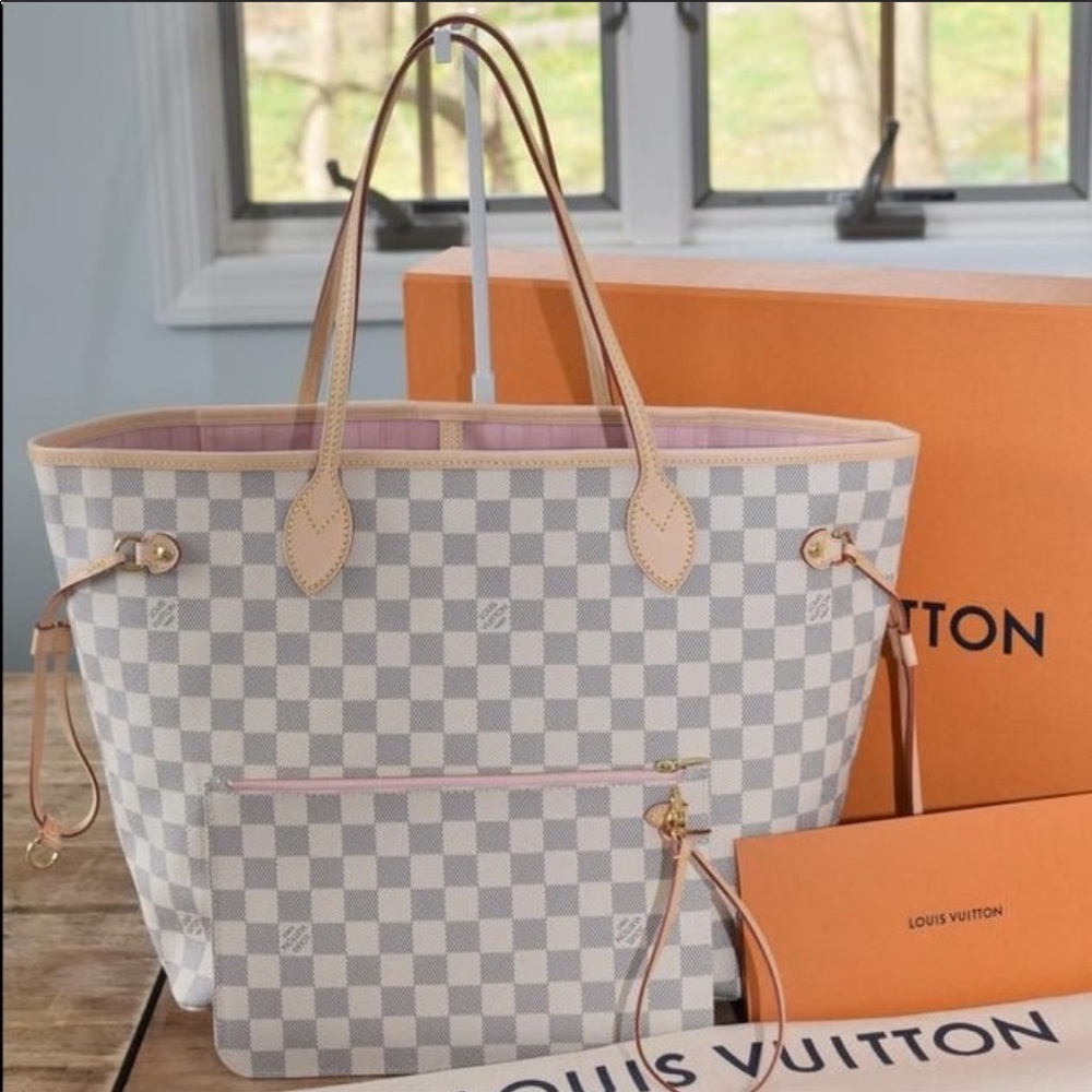 🌸✨ROSE BALLERINE✨🌸 Louis Vuitton Neverfull MM!